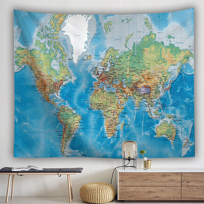Toponeto Vintage World Map Wall Tapestries Hanging Hippie Tapestry Bedspread Yoga Mat New
Toponeto Vintage World Map Wall Tapestries Hanging Hippie Tapestry Bedspread Yoga Mat New