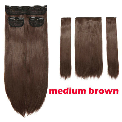 20" Clip In Hair Extension 3 Pcs 8 Clips 34 Full Head Real Thick Hairpiece Clip In Curly Straight Synthetic Heat Resistant Hair
20" Clip In Hair Extension 3 Pcs 8 Clips 34 Full Head Real Thick Hairpiece Clip In Curly Straight Synthetic Heat Resistant Hair