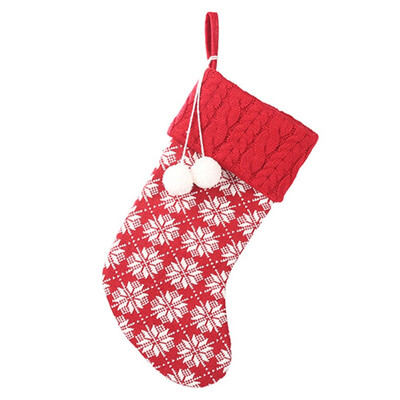 Knitted Christmas Stockings Ornaments Gift Holders With Two Pom-Poms Xmas Tree Fireplace Hanging Seasonal Decorations
Knitted Christmas Stockings Ornaments Gift Holders With Two Pom-Poms Xmas Tree Fireplace Hanging Seasonal Decorations