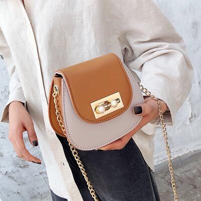 Mini chic small bag female 2019 new winter female bag Korean version of the contrast color chain Messenger bag girl small bag
Mini chic small bag female 2019 new winter female bag Korean version of the contrast color chain Messenger bag girl small bag