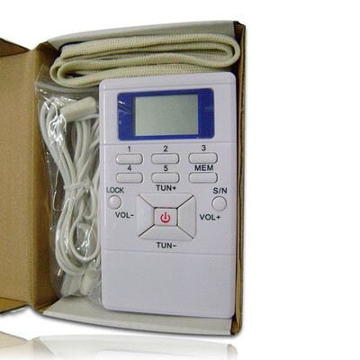 FM Stereo Radio Receiver Digital Signal Processing DSP Meeting Radio LCD Display with Headphones Lanyard
FM Stereo Radio Receiver Digital Signal Processing DSP Meeting Radio LCD Display with Headphones Lanyard