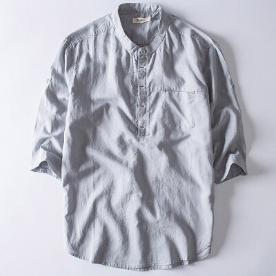 Toponeto Mens Causal Shirt Short Sleeve Top Button Cotton Linen Solid Color Loose Blouse
Toponeto Mens Causal Shirt Short Sleeve Top Button Cotton Linen Solid Color Loose Blouse