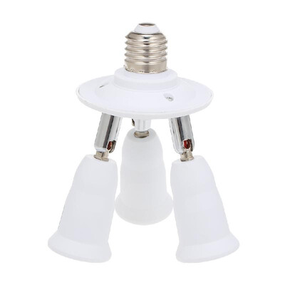 3 in 1 Light Socket Splitter E2627 Adapter Converter for Standard LED Bulbs Vertical 180° Adjustable Horizontal 360° Adjustable B
3 in 1 Light Socket Splitter E2627 Adapter Converter for Standard LED Bulbs Vertical 180° Adjustable Horizontal 360° Adjustable B