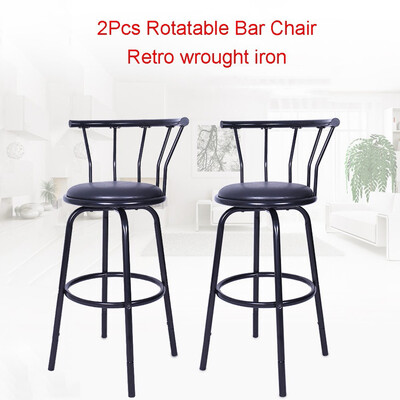 Siaonvr Vintage Wrought Iron Rotating High Stool Bar Chair Steel Counter HeightSet Of 2
Siaonvr Vintage Wrought Iron Rotating High Stool Bar Chair Steel Counter HeightSet Of 2