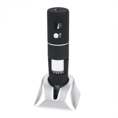 WiFi Wireless Digital Microscope HD Electron Microscope 1000X Magnification 2MP 
WiFi Wireless Digital Microscope HD Electron Microscope 1000X Magnification 2MP