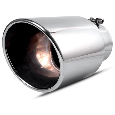 4 Inch Inlet Chrome Exhaust Tip4" x 6" x 12" Clamp On Design Universal Stainless Steel Diesel Exhaust Tailpipe Tip
4 Inch Inlet Chrome Exhaust Tip4" x 6" x 12" Clamp On Design Universal Stainless Steel Diesel Exhaust Tailpipe Tip