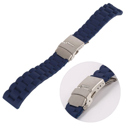 Mens Silicone Rubber Wrist Watch Strap Band Waterproof with Deployment Clasp Red Orange Blue Coffee
Mens Silicone Rubber Wrist Watch Strap Band Waterproof with Deployment Clasp Red Orange Blue Coffee