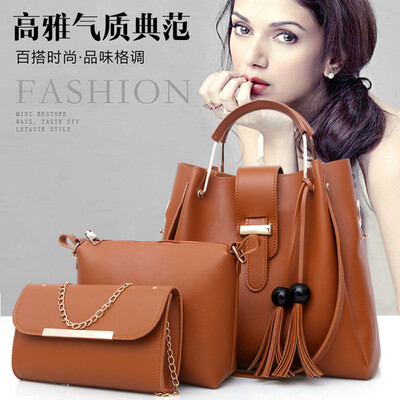 Spot foreign trade new womens bag Korean fashion child bag handbag shoulder bag Messenger three-piece suit
Spot foreign trade new womens bag Korean fashion child bag handbag shoulder bag Messenger three-piece suit