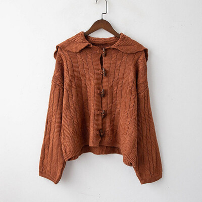 Autumn New long Sleeve Women Knitted Cardigan Pocket Design Turn-Down Collar Long Sleeve Female Coat
Autumn New long Sleeve Women Knitted Cardigan Pocket Design Turn-Down Collar Long Sleeve Female Coat