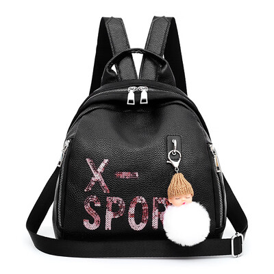 Senior sense of womens handbags Western style small backpack backpack womens tide Joker casual shoulder bag PU
Senior sense of womens handbags Western style small backpack backpack womens tide Joker casual shoulder bag PU
