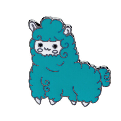 Alpaca Brooch Button Blue Brooch Denim Jacket Pin Badge Gift Cartoon JewelryCartoon Animal Lovely Little Sheep
Alpaca Brooch Button Blue Brooch Denim Jacket Pin Badge Gift Cartoon JewelryCartoon Animal Lovely Little Sheep