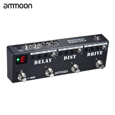 ammoon POCKMON Multi-Effects Pedal Strip with Tuner Delay Distortion Overdrive FX Loop Tap Tempo Guitar Effect Pedal
ammoon POCKMON Multi-Effects Pedal Strip with Tuner Delay Distortion Overdrive FX Loop Tap Tempo Guitar Effect Pedal