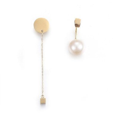 304 Stainless Steel Stud Earrings with Acrylic Pearl Flat Round Golden 63mm 26mm Pin 07mm
304 Stainless Steel Stud Earrings with Acrylic Pearl Flat Round Golden 63mm 26mm Pin 07mm