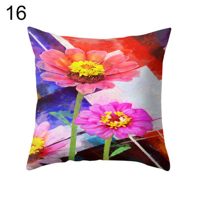 Bright Color Flower Pillow Case Cushion Cover Sofa Bed Car Cafe Office Decor 
Bright Color Flower Pillow Case Cushion Cover Sofa Bed Car Cafe Office Decor