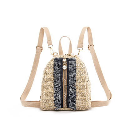 Summer braided bag lady fresh bag shoulder lady schoolbag Korean version Baitie fashion straw knitted Backpack
Summer braided bag lady fresh bag shoulder lady schoolbag Korean version Baitie fashion straw knitted Backpack