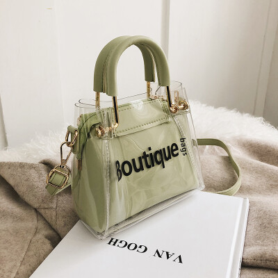Net red summer jelly bag new 2019 Korean version of Joker portable small transparent bag shoulder slung texture bag
Net red summer jelly bag new 2019 Korean version of Joker portable small transparent bag shoulder slung texture bag