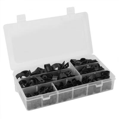 Greensen 200pcs Black Plastic R-Type Nylon Cable Clamp Wire Clip 5MM6MM9MM12MM19MM25MM
Greensen 200pcs Black Plastic R-Type Nylon Cable Clamp Wire Clip 5MM6MM9MM12MM19MM25MM