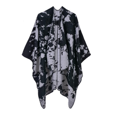 Fashion Women Winter Tie-Dyed Print Poncho Scarf Thick Warm Shawl Pashmina Vintage Casual Cloak Outerwear
Fashion Women Winter Tie-Dyed Print Poncho Scarf Thick Warm Shawl Pashmina Vintage Casual Cloak Outerwear