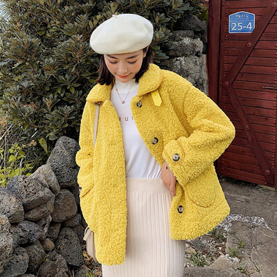 Toponeto Women Outwear Long Sleeve Lamb Hair Stand Collar Warm Coat Plush Jacket Overcoat
Toponeto Women Outwear Long Sleeve Lamb Hair Stand Collar Warm Coat Plush Jacket Overcoat