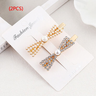 2pcsset KoreanBow Hair Clip Beads Barrette Stick Hairpin Imitation Pearl Hair Styling Accessories handmade For Girls
2pcsset KoreanBow Hair Clip Beads Barrette Stick Hairpin Imitation Pearl Hair Styling Accessories handmade For Girls