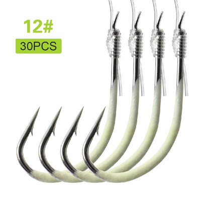 12-28 Luminous Fishing Hooks with Line Barbed Hooks Fishing Tackle Accessories Steel Fishing Hooks
12-28 Luminous Fishing Hooks with Line Barbed Hooks Fishing Tackle Accessories Steel Fishing Hooks