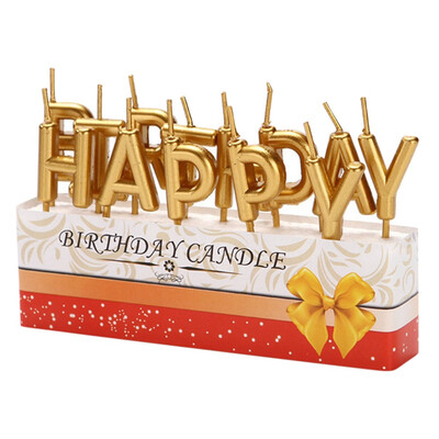 New Unique Candle Decoration Supplies Happy Birthday Letters Household Small Candle Birthday Party Cake decorations fluorescent
New Unique Candle Decoration Supplies Happy Birthday Letters Household Small Candle Birthday Party Cake decorations fluorescent