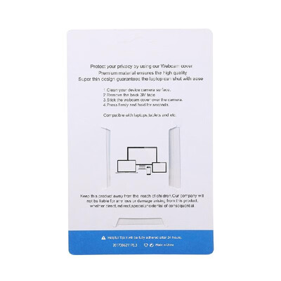 Webcam Cover Shutter Privacy Protector Plastic Slider Camera Cover Privacy Sticker for Webcam iPad iPhone Mac PC Laptops Mobile Ph
Webcam Cover Shutter Privacy Protector Plastic Slider Camera Cover Privacy Sticker for Webcam iPad iPhone Mac PC Laptops Mobile Ph