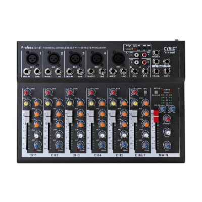 Mini Household Portable Audio Mixer with USB DJ Sound Mixing Console 48V Amplifier for Karaoke KTV Party
Mini Household Portable Audio Mixer with USB DJ Sound Mixing Console 48V Amplifier for Karaoke KTV Party