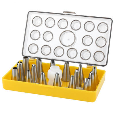 Greensen 20pcs Stainless Steel Pastry Nozzles Cupcake Nozzles Pastry Tool Cake Decorating Tools
Greensen 20pcs Stainless Steel Pastry Nozzles Cupcake Nozzles Pastry Tool Cake Decorating Tools