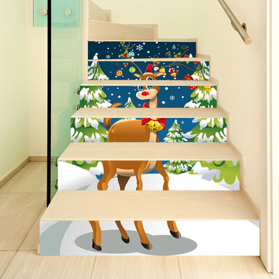 Tailored 3D Christmas Decor Stairs Wall Stickers Self Adhesive Door Mural Decals DIY Home
Tailored 3D Christmas Decor Stairs Wall Stickers Self Adhesive Door Mural Decals DIY Home