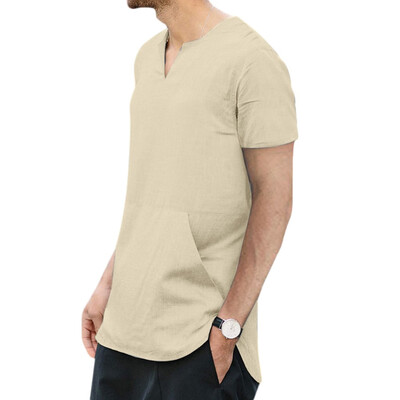 Toponeto Mens Baggy Cotton Linen Solid Color Pocket Short Sleeve T Shirts Tops Blouses
Toponeto Mens Baggy Cotton Linen Solid Color Pocket Short Sleeve T Shirts Tops Blouses