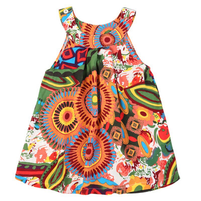 6M-4T Fashion Kids Clothes Print Vest Girl Baby Clothing Floral Dress for Baby Infant Outfit Vestido Baby Bohemian Dresses
6M-4T Fashion Kids Clothes Print Vest Girl Baby Clothing Floral Dress for Baby Infant Outfit Vestido Baby Bohemian Dresses