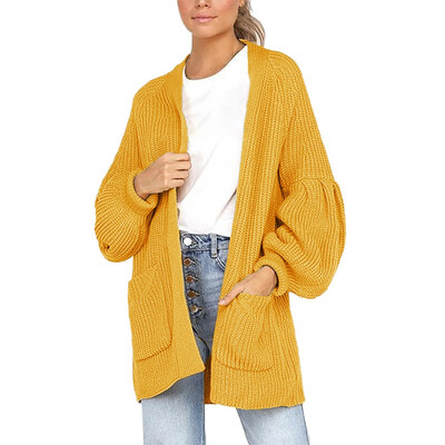Women Autumn Stylish Personality Concise Casual All-match Solid Color Long Sleeve Loose Cardigan
Women Autumn Stylish Personality Concise Casual All-match Solid Color Long Sleeve Loose Cardigan