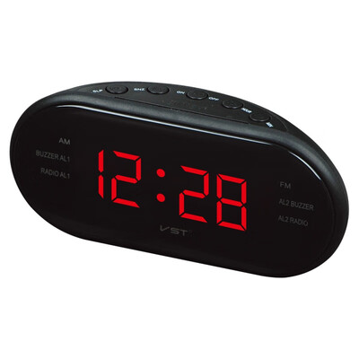 Modern AMFM LED Clock Radio Electronic Desktop Digital Table Clocks Snooze Function-25
Modern AMFM LED Clock Radio Electronic Desktop Digital Table Clocks Snooze Function-25