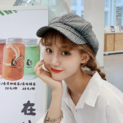 2019 Octagonal Hat Women British Art Retro Beilei Hat Lattice Painter Hat Recreational Cotton Hat Wholesale
2019 Octagonal Hat Women British Art Retro Beilei Hat Lattice Painter Hat Recreational Cotton Hat Wholesale
