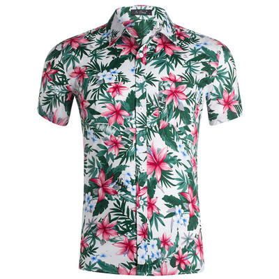 Tailored Summer Casual Fashion Mens 3D Color Print Trend Color Short-sleeved Shirt Blouse
Tailored Summer Casual Fashion Mens 3D Color Print Trend Color Short-sleeved Shirt Blouse