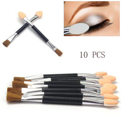 Gobestart 10pcs Women Disposable Double Ended Sponge Brush Eye Shadow Applicator Tools
Gobestart 10pcs Women Disposable Double Ended Sponge Brush Eye Shadow Applicator Tools