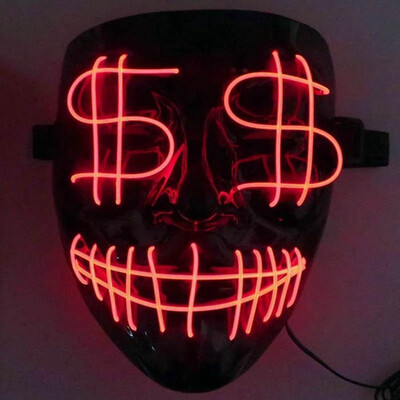 Halloween Scary Mask Cosplay LED Costume Frightening Glowing EL Wire Light Up Mask For Festival Party Drop ship
Halloween Scary Mask Cosplay LED Costume Frightening Glowing EL Wire Light Up Mask For Festival Party Drop ship