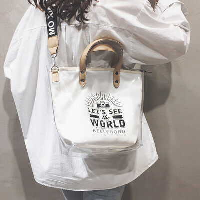 Canvas bag slung female Japanese bag female new 2019 large capacity shoulder bag foreign gas portable wild transparent bag
Canvas bag slung female Japanese bag female new 2019 large capacity shoulder bag foreign gas portable wild transparent bag