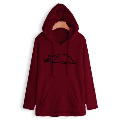 Roseonmyhand Women Causal Embroidery Cat Pockets Casual Hoodies Blouse Solid Coat Outwear
Roseonmyhand Women Causal Embroidery Cat Pockets Casual Hoodies Blouse Solid Coat Outwear
