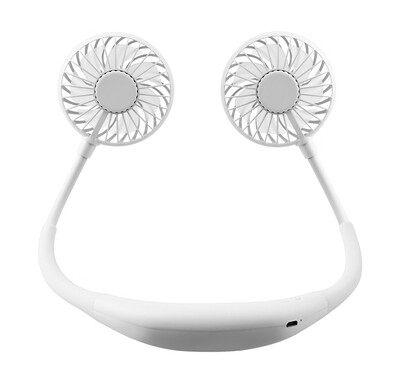 〖Follure〗Portable USB Rechargeable Neckband Lazy Neck Hanging Style Dual Cooling Fan
〖Follure〗Portable USB Rechargeable Neckband Lazy Neck Hanging Style Dual Cooling Fan