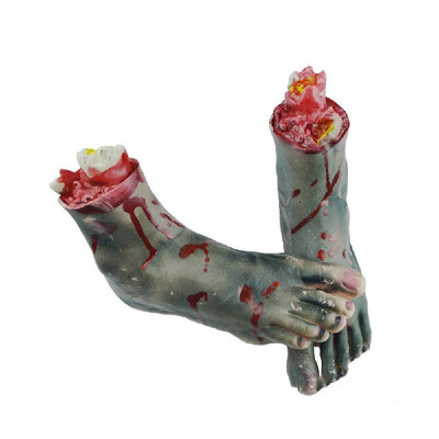 Halloween Horror Props Fake Human Arm Hands Bloody Scary Fake Hand Finger Leg Foot Haunted House Party Decorations
Halloween Horror Props Fake Human Arm Hands Bloody Scary Fake Hand Finger Leg Foot Haunted House Party Decorations