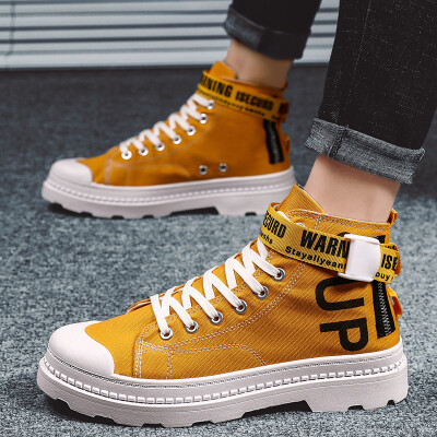 Summer high-top mens shoes black casual shoes autumn canvas shoes fashionable high-tide shoes
Summer high-top mens shoes black casual shoes autumn canvas shoes fashionable high-tide shoes
