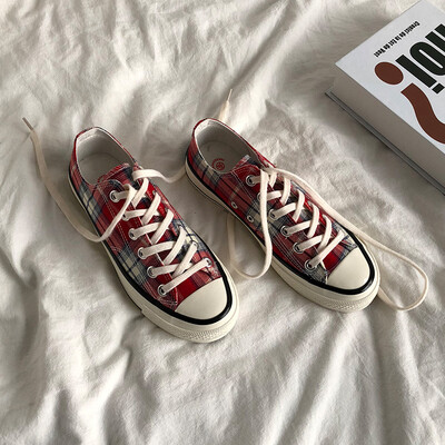 High shoes retro wild college wind ins super fire Harajuku plaid Korean canvas shoes women
High shoes retro wild college wind ins super fire Harajuku plaid Korean canvas shoes women