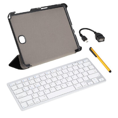 5Pcs Wireless Foldable Bluetooth Keyboard Kit Folding Magnetic PU Leather Case Cover Stand Holder Stylus Pen OTG Cable Protectiv
5Pcs Wireless Foldable Bluetooth Keyboard Kit Folding Magnetic PU Leather Case Cover Stand Holder Stylus Pen OTG Cable Protectiv