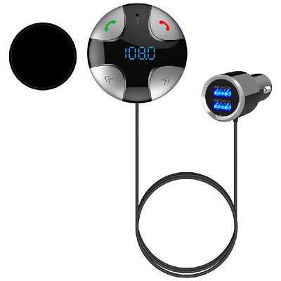 Quelima BC29B BT FM Transmitter Magnetic Car BT Transmitter Wireless Radio Adapter Mp3 Player BT Handsfree Dual USB
Quelima BC29B BT FM Transmitter Magnetic Car BT Transmitter Wireless Radio Adapter Mp3 Player BT Handsfree Dual USB