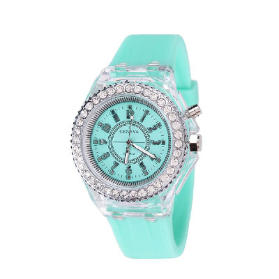 Women Multi-Functional Silica Gel Nightlight Watch Fashion Lovely Student Wristwatch LED Electronic Quartz Watch 
Women Multi-Functional Silica Gel Nightlight Watch Fashion Lovely Student Wristwatch LED Electronic Quartz Watch