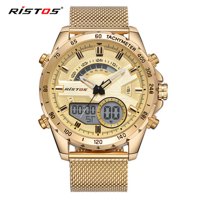 Mesh belt mens watch waterproof luminous double display multi-function sports watch male LED tide a generation of hair
Mesh belt mens watch waterproof luminous double display multi-function sports watch male LED tide a generation of hair