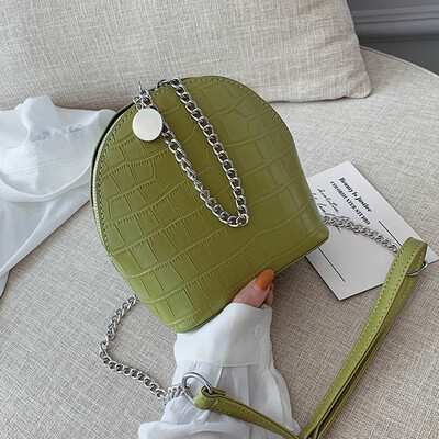 2019 new Korean version of shell bag woman slanted mini stone grain women bag chain carrying single shoulder bag tide
2019 new Korean version of shell bag woman slanted mini stone grain women bag chain carrying single shoulder bag tide