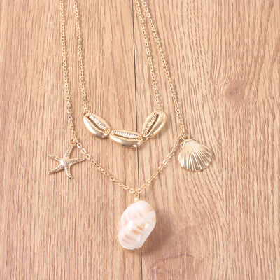New Fashion Gold Color Shell Pendant Necklace for Women Chain Choker Necklace Statement Collar Bohemia Collier 2019
New Fashion Gold Color Shell Pendant Necklace for Women Chain Choker Necklace Statement Collar Bohemia Collier 2019